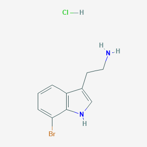 molecular formula C10H12BrClN2 B124900 2-(7-Bromo-1H-indol-3-yl)ethanamine hydrochloride CAS No. 156941-60-5
