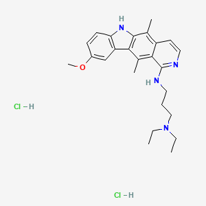 molecular formula C25H34Cl2N4O B1249003 Retelliptine dihydrochloride 