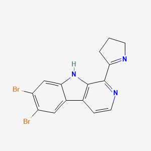 molecular formula C15H11Br2N3 B1249005 Eudistomin V 