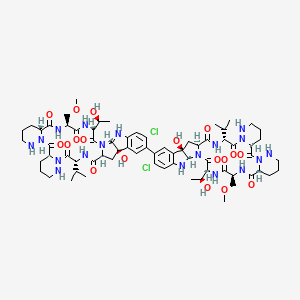 molecular formula C68H94Cl2N18O18 B1249007 Chloptosin 