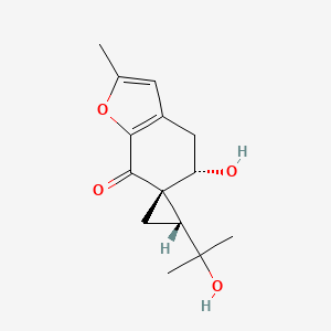 molecular formula C14H18O4 B1249009 Lachnumfuran A 