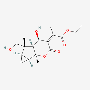 molecular formula C17H24O6 B1249012 Strychnilactone 