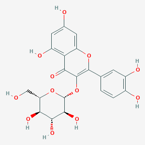 molecular formula C21H20O12 B1249014 Isoquercitin 