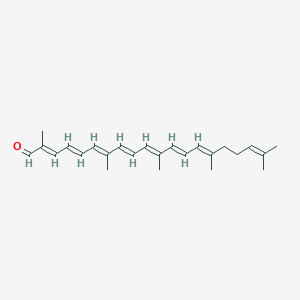 molecular formula C25H34O B1249018 Apo-12'-lycopenal 