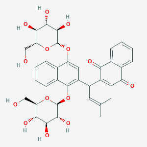 molecular formula C37H40O14 B1249023 Firmianone C 