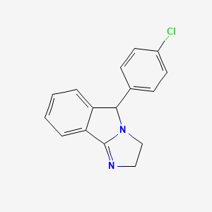 molecular formula C16H13ClN2 B1249030 5-(4-Chloro-phenyl)-2,5-dihydro-3H-imidazo[2,1-a]isoindole 
