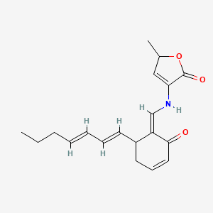 molecular formula C19H23NO3 B1249044 Peniamidienone 