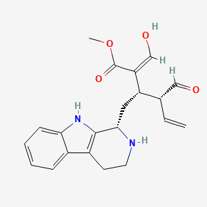 molecular formula C21H24N2O4 B1249045 Dialdehyde CAS No. 85955-83-5