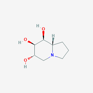 molecular formula C8H15NO3 B1249051 1-Deoxy-8,8a-diepicastanospermine 