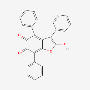 5-Hydroxy-3,4,7-triphenyl-2,6-benzofurandione