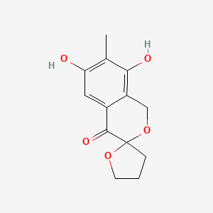 molecular formula C13H14O5 B1249070 Terreinol 