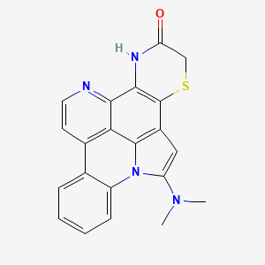 molecular formula C21H16N4OS B1249074 Cycloshermilamine D 