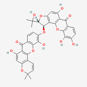 molecular formula C36H28O13 B1249075 Jacarelhyperol A 