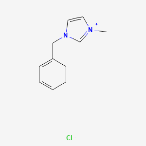 molecular formula C11H13ClN2 B1249079 1-Benzyl-3-methylimidazolium chloride CAS No. 36443-80-8