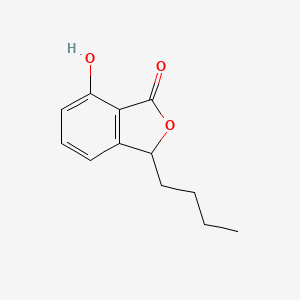 molecular formula C12H14O3 B1249084 1(3H)-Isobenzofuranone, 3-butyl-7-hydroxy- CAS No. 135217-23-1