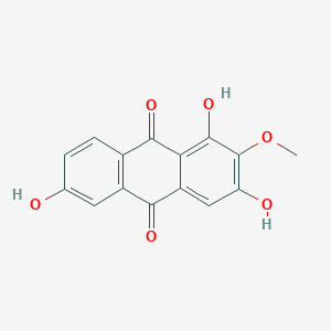 molecular formula C15H10O6 B1249088 1,3,6-Trihydroxy-2-methoxyanthraquinone 