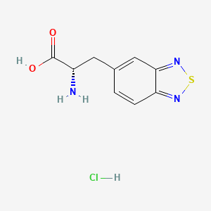 molecular formula C9H10ClN3O2S B12490889 (S)-2-Amino-3-(benzo[c][1,2,5]thiadiazol-5-yl)propanoic acid hydrochloride 
