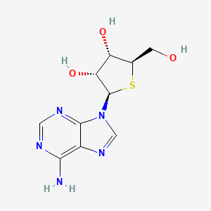 molecular formula C10H13N5O3S B1249095 Adenosine, 4'-thio- CAS No. 2500-80-3