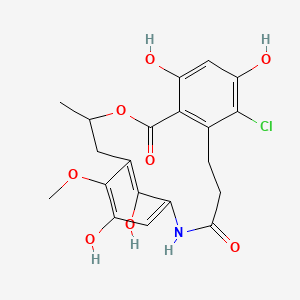molecular formula C20H20ClNO8 B1249100 Radanamycin 
