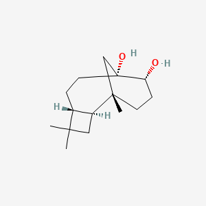 molecular formula C15H26O2 B1249140 (8R,9R)-Isocaryolane-8,9-diol 