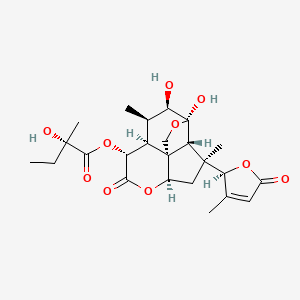 molecular formula C24H32O10 B1249144 Ailantinol G 