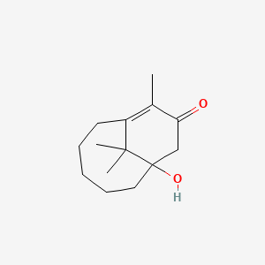 1-Hydroxy-8,11,11-trimethylbicyclo[5.3.1]undec-7-en-9-one