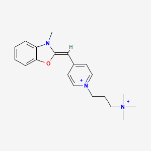 molecular formula C20H27N3O+2 B1249148 Po-Pro-1(2+) 