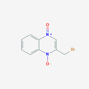 molecular formula C9H7BrN2O2 B124915 Quinoxaline, 2-(bromomethyl)-, 1,4-dioxide CAS No. 18080-66-5