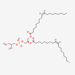 2,3-Bis[[(Z)-octadec-9-enoyl]oxy]propoxy-(2,3-dihydroxypropoxy)phosphinic acid