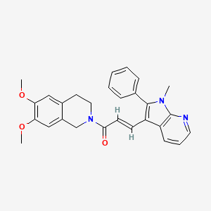 molecular formula C28H27N3O3 B1249157 SIS3 free base 