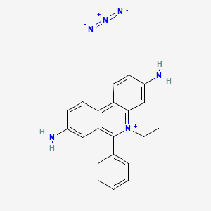Phenanthridinium, 3,8-diamino-5-ethyl-6-phenyl-, azide