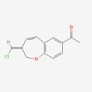 molecular formula C13H11ClO2 B1249179 Pterulone 