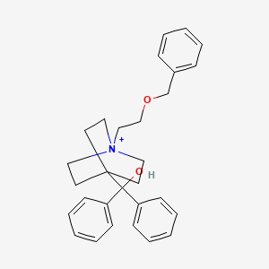 molecular formula C29H34NO2+ B1249183 Umeclidinium CAS No. 869185-19-3