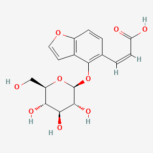 molecular formula C17H18O9 B1249187 Isopsoralenoside 