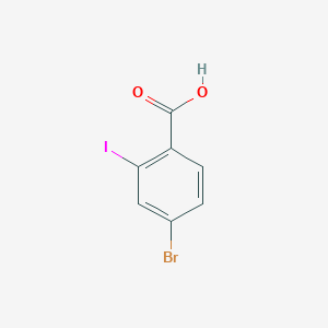 molecular formula C7H4BrIO2 B124919 4-溴-2-碘苯甲酸 CAS No. 1133123-02-0