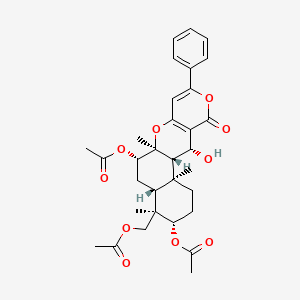 molecular formula C32H38O10 B1249197 Phenylpyropene A 
