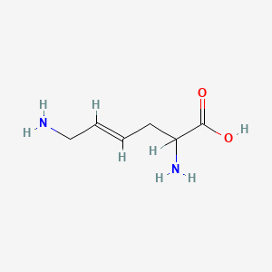 molecular formula C6H12N2O2 B1249211 Dehydrolysine CAS No. 34069-68-6