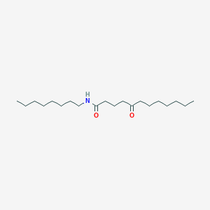 molecular formula C20H39NO2 B12492222 N-octyl-5-oxododecanamide 