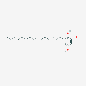 molecular formula C23H40O3 B1249224 Hierridin B 
