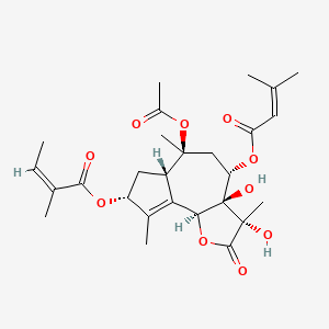 molecular formula C27H36O10 B1249237 Thapsivillosin F 