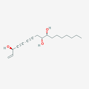 1-Heptadecene-4,6-diyne-3,9,10-triol