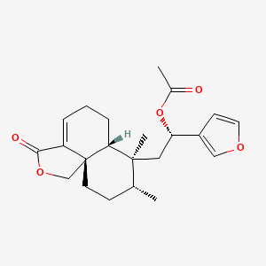 molecular formula C22H28O5 B1249244 Tanabalin CAS No. 179094-52-1