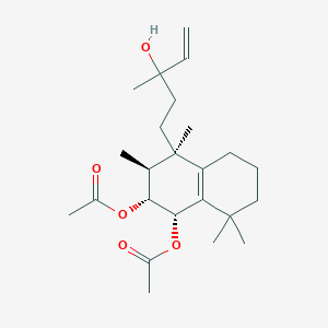 molecular formula C24H38O5 B1249249 Vitetrifolin D 