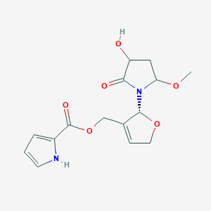 molecular formula C15H18N2O6 B1249250 Brachystemidine C 