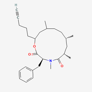 molecular formula C27H39NO3 B1249252 Spongidepsin 