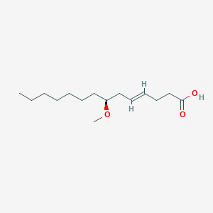 molecular formula C15H28O3 B1249253 林比酸 