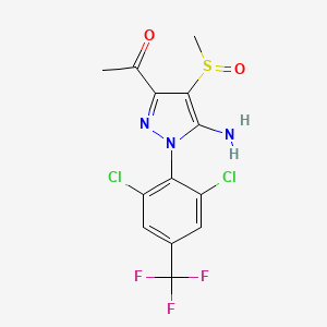 molecular formula C13H10Cl2F3N3O2S B1249254 Acetoprole CAS No. 209861-58-5