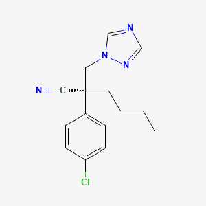 molecular formula C15H17ClN4 B1249255 (R)-myclobutanil 