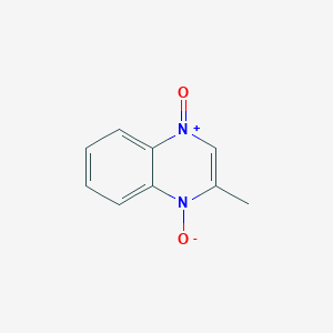 molecular formula C9H8N2O2 B124926 2-Methylquinoxaline 1,4-dioxide CAS No. 6639-86-7
