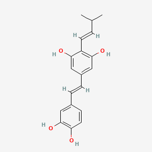 molecular formula C19H20O4 B1249264 Arachidin I 